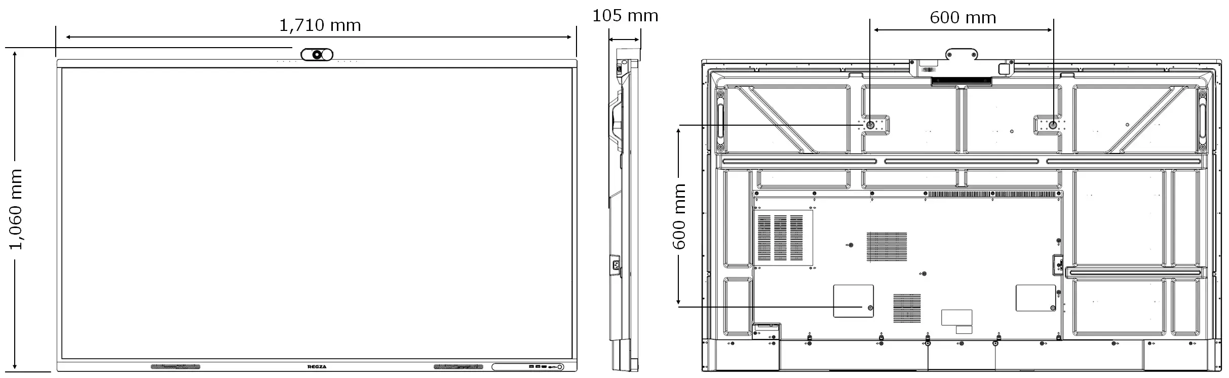 レグザキャンバス TD-E757TS / TD-E657TS 仕様表｜TVS REGZA株式会社