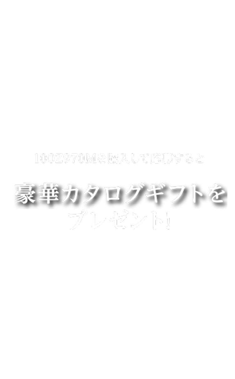 100Z970Mを購入して応募すると豪華カタログギフトをプレゼント！