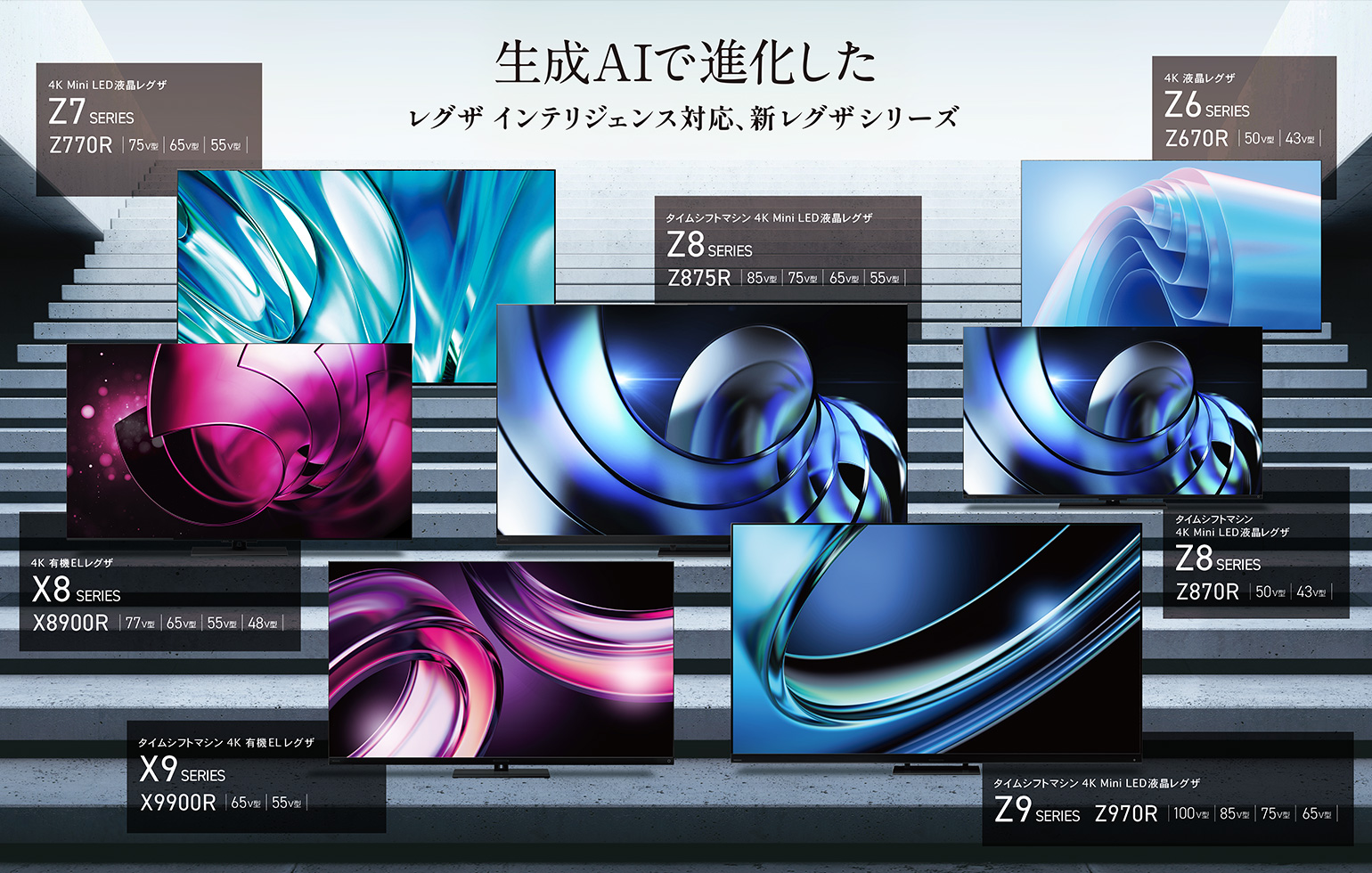 生成AIで進化した レグザ インテリジェンス対応、新レグザシリーズ