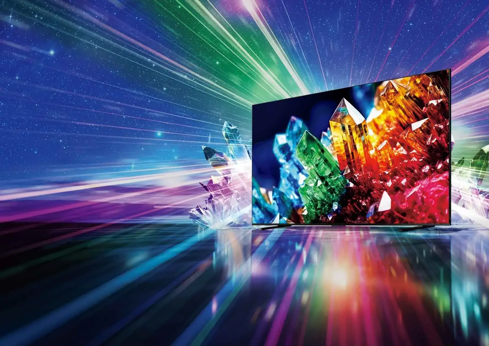 RGB Mini LEDバックライトの発光イメージ