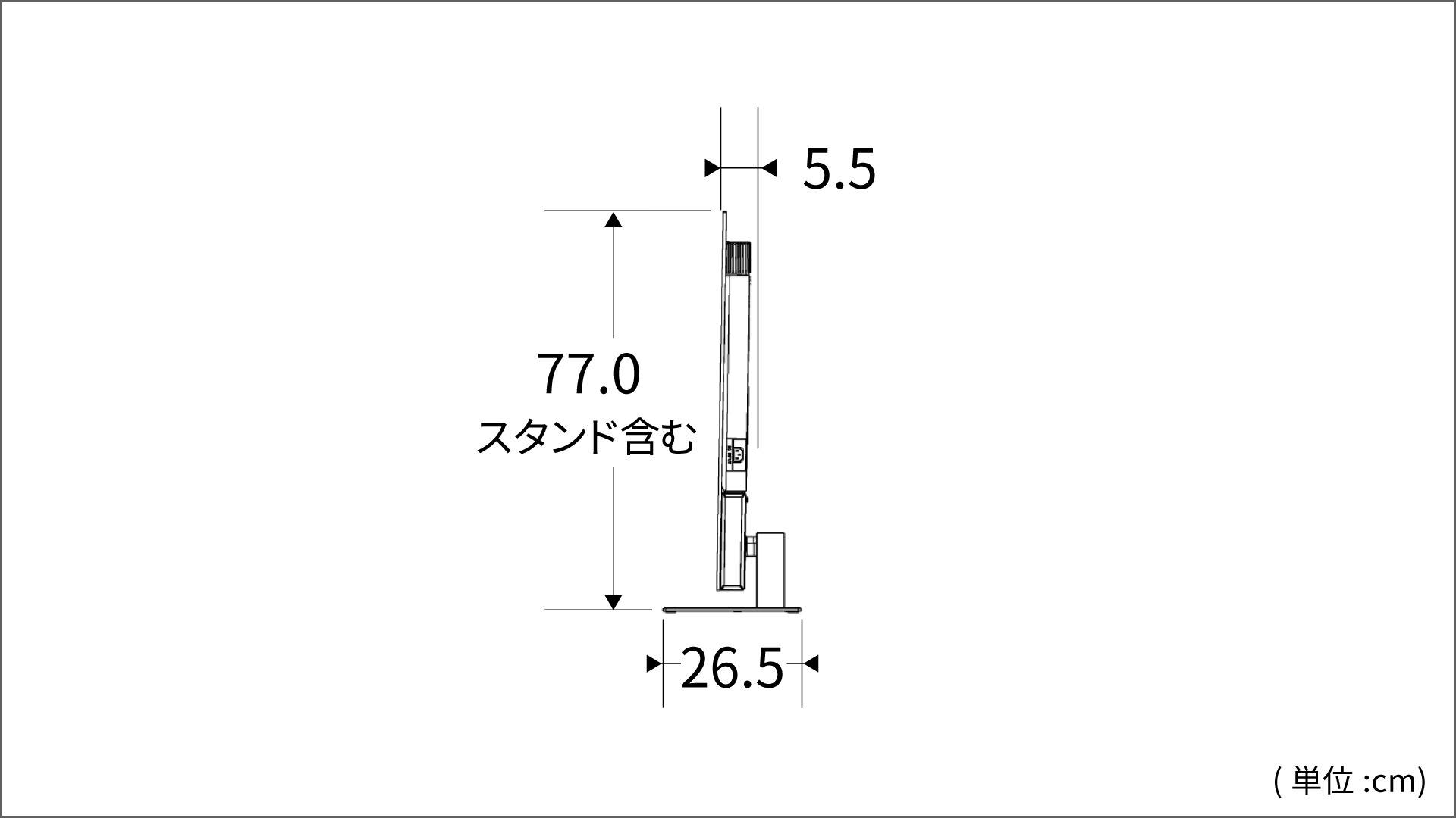 側面図_レグザ