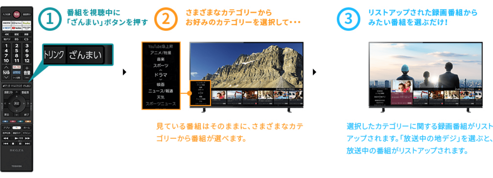 PC/タブレット PC周辺機器 Z670K 録画・再生｜REGZA<レグザ>TOSHIBA(東芝)